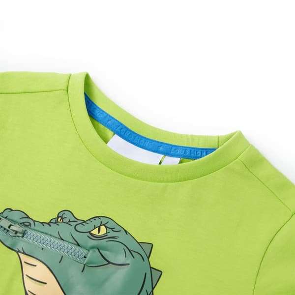 T-shirt för barn limegrön 116