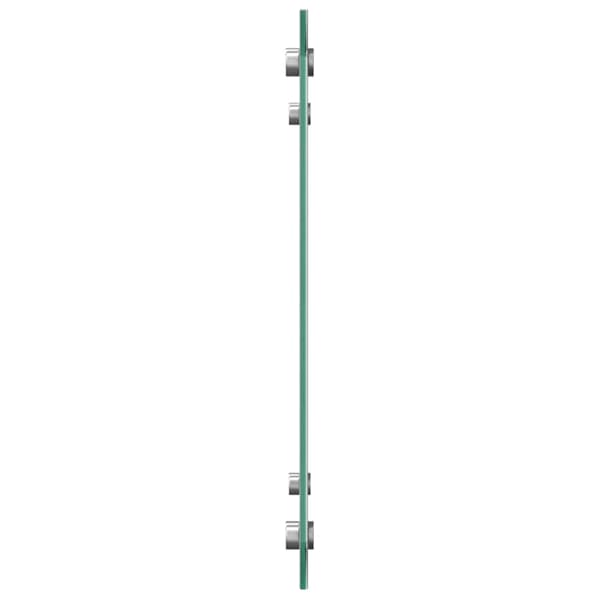 Köksskydd 2 pcs Ljusgrå 70 x 40 cm härdat glas