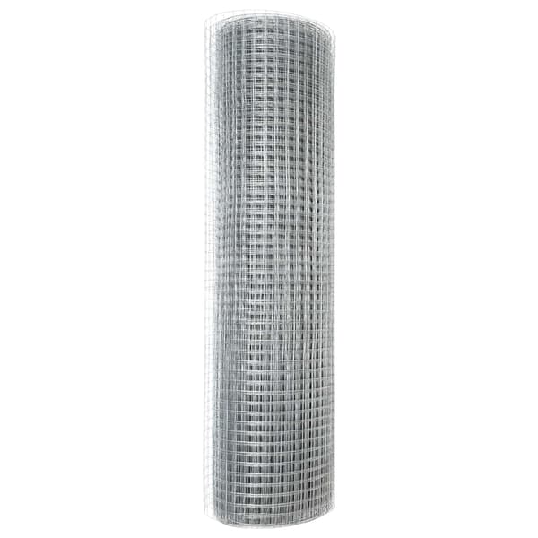 Svetsat trådstängsel 2500 x 40 cm Silver
