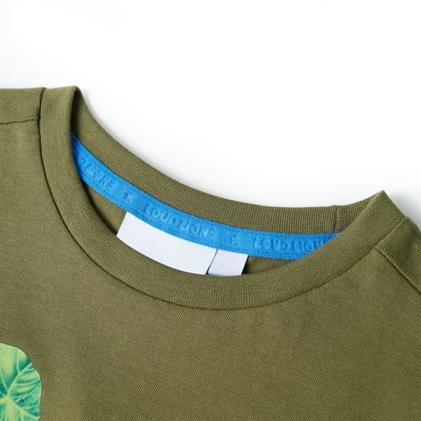 T-shirt för barn khaki 116