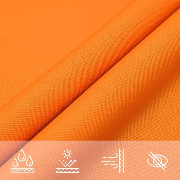 Solskydd Sail orange 2x2x2 m 100% polyester Oxford