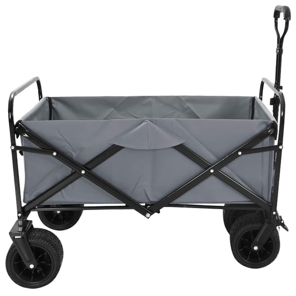 Fällvagn Grå 89 x 63 x 96 cm Stål och Polyester Oxford