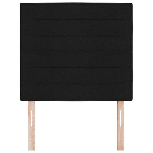 Huvudgavel Svart 100 cm tyg