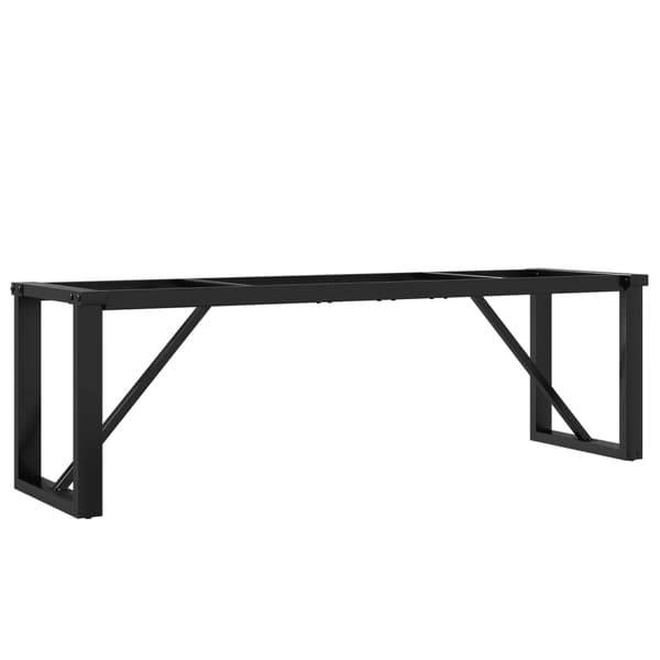 Bordsben för soffbord O-ram 140x30x43 cm stål