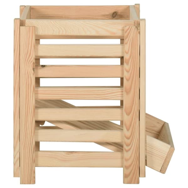 Potatislåda 60x40x50 cm massiv furu