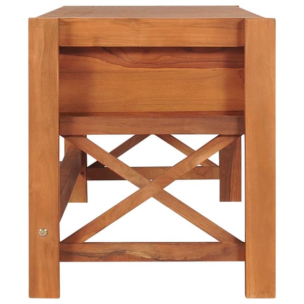 Tv-bänk 140x40x45 cm teak