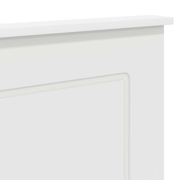 Huvudgavel Vit 100 cm Konstruerat trä