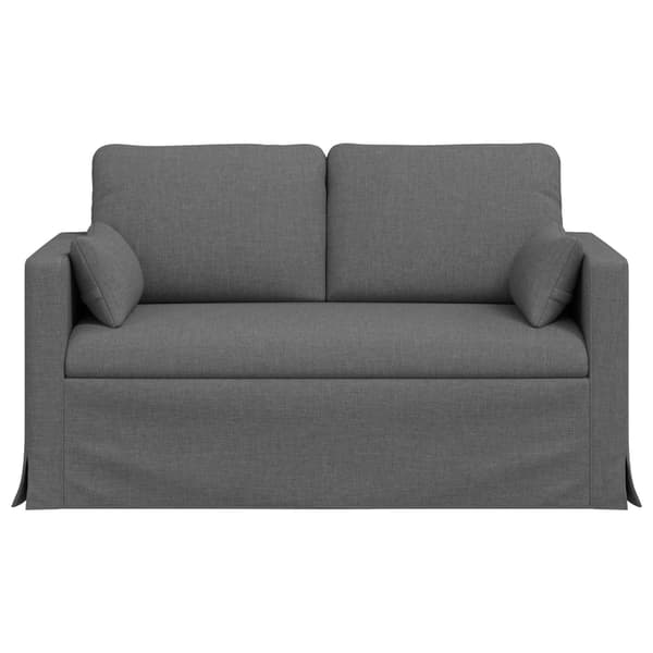 Soffa Mörkgrå 139 x 78 x 80 cm tyg