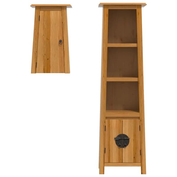 Badrumsmöbler 2 delar massiv furu