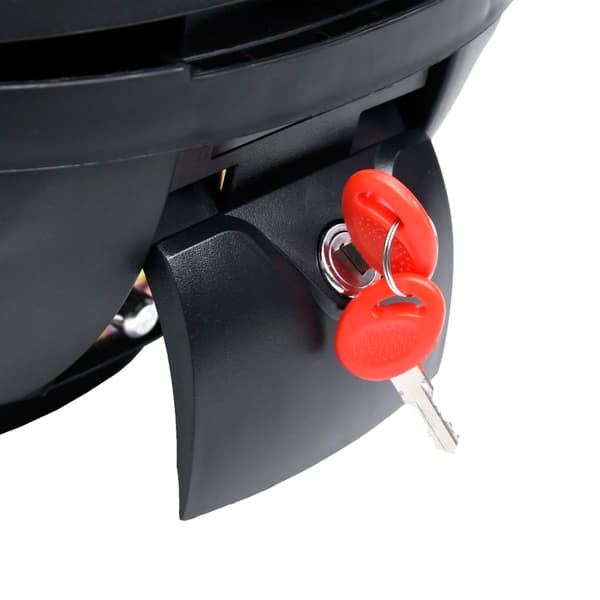 Toppbox för motorcykel och 1 MC-hjälm 35 L
