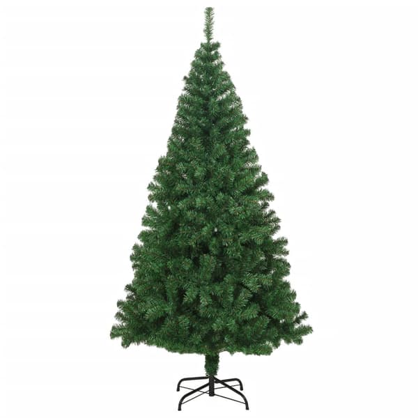 Plastgran med tjocka grenar grön 210 cm PVC