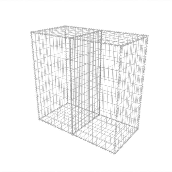 Gabionkorg galvaniserat stål 100x50x100 cm