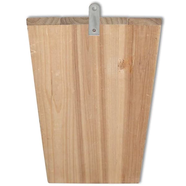 Fladdermushus 4 st 22x12x34 cm trä