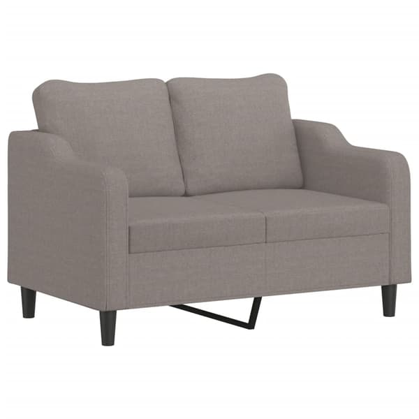 2-sitssoffa taupe 120 cm tyg