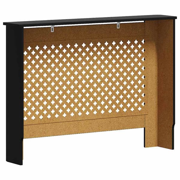 Elementskydd svart 112x19x81,5 cm MDF