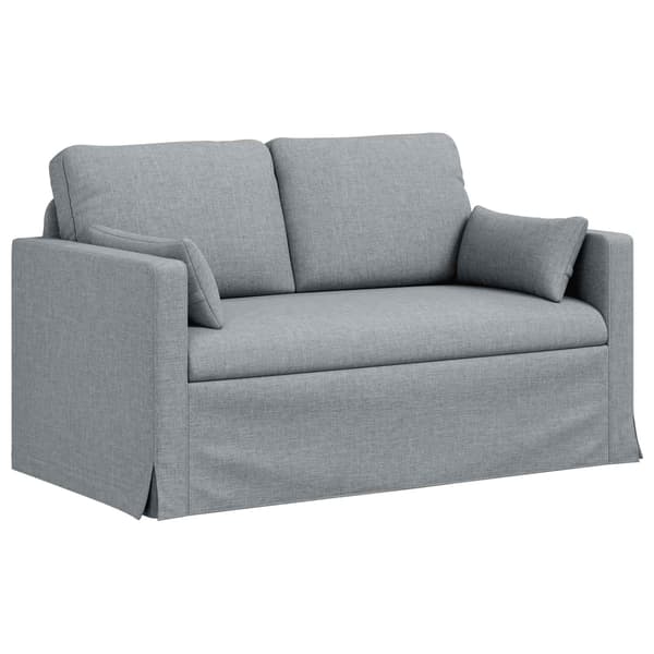 Soffa Ljusgrå 139 x 78 x 80 cm tyg