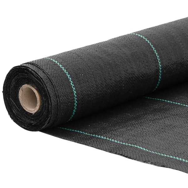 Ogräsmatta svart 0,5x150 m PP