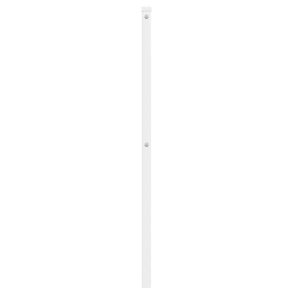 Ersättningsgavel metall vit 200 cm