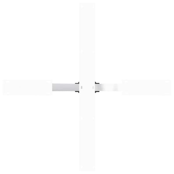 Matbordsben spindelformad vit 85x85x(72-73) cm stål