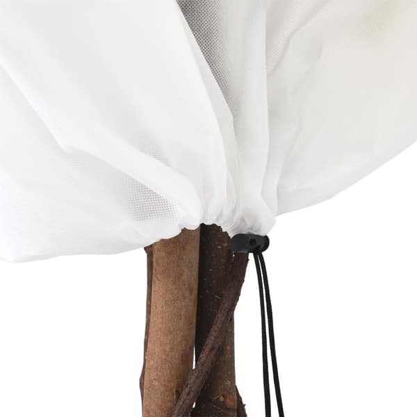 Fiberdukar med dragsko 4 st 70 g/m² 0,8x0,8 m