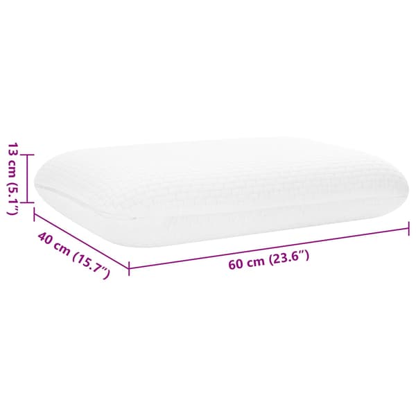 Sovkudde Enfärgad Vit 60 x 40 x 13 cm Minneskum