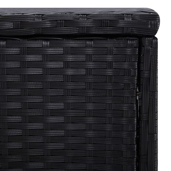 Solsäng med dyna & sidobord konstrotting röd