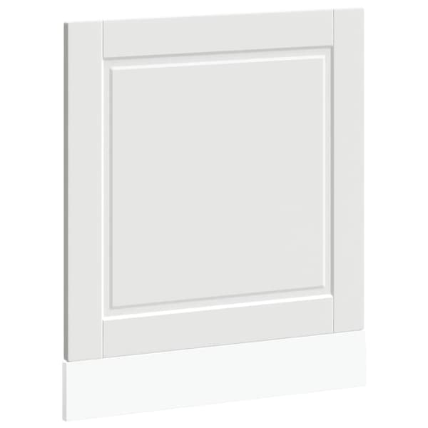 Diskmaskinspanel Porto vit 60x1,5x57 cm konstruerat trä