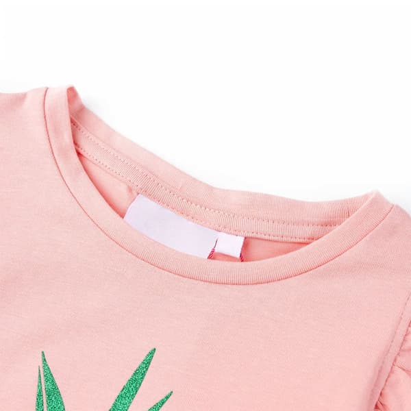 T-shirt för barn rosa 128