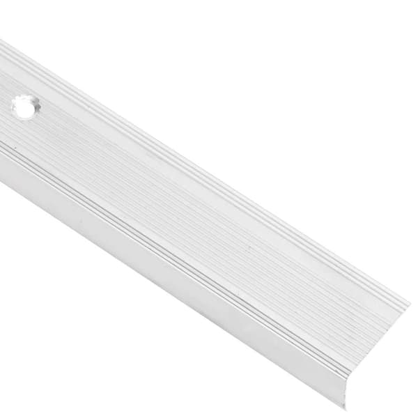 Trappnäsor i L-form 5 st aluminium 100 cm silver