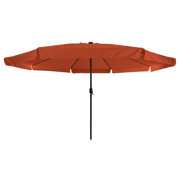 Trädgårdsparasol Terracotta 395 x 395 x 245 cm Polyester