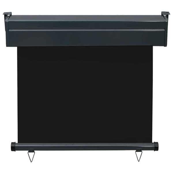 Balkongmarkis 85x250 cm svart