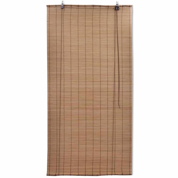 Rullgardin brun bambu 80 x 160 cm