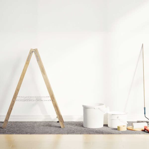 Halkfria målardukar 2 st 10 m 220 g/m² grå