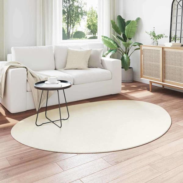 Matta HUARTE Gräddvit 120 x 170 cm Polyester