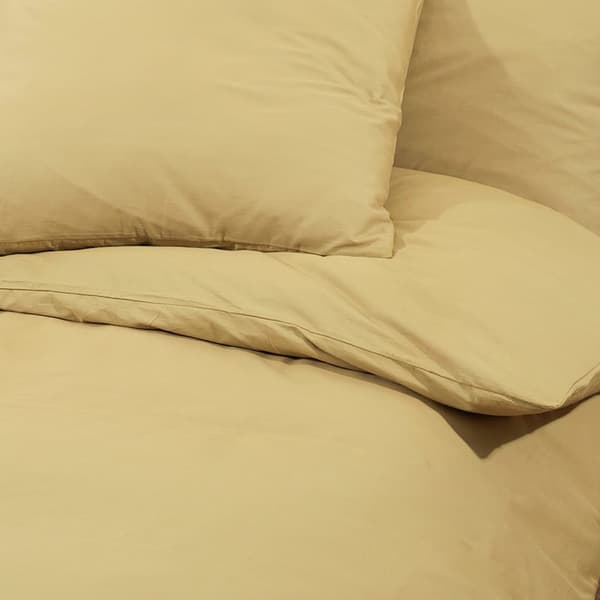 Bäddset taupe 200x200 cm lätt mikrofiber