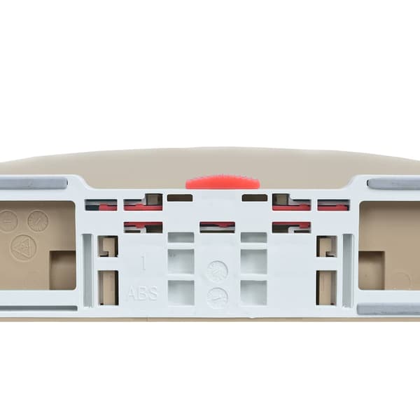 Toalettsits mjuk stängning snabbfäste beige oval