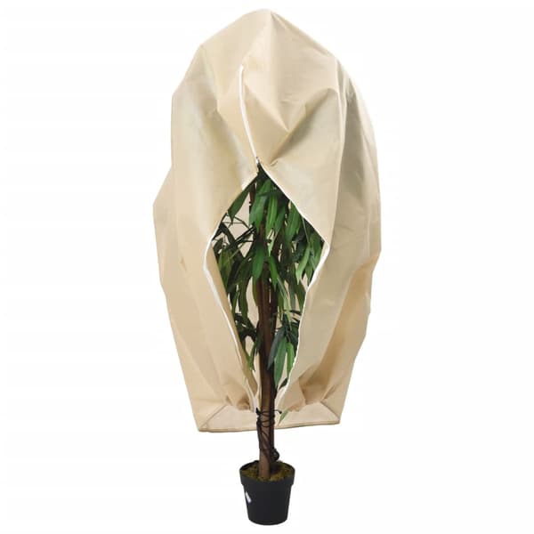 Fiberdukar med blixtlås 2 st 70 g/m² 1,55x1,55 m