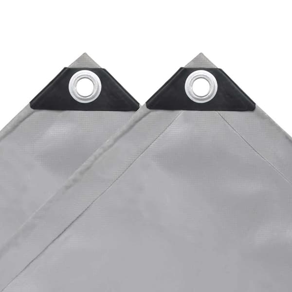 Presenning 650 g/m² 3x3 m grå