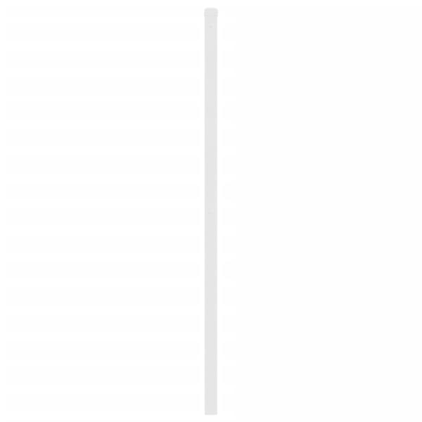 Ersättningsgavel metall vit 200 cm