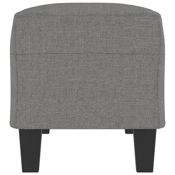 Bänk mörkgrå 100x35x41 cm tyg