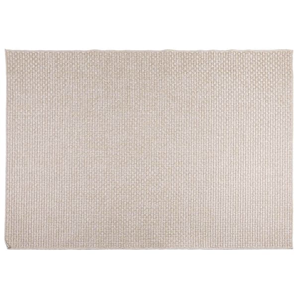 Områdesmattor Rektangulär FARO Kräm 200 x 140 cm Polyester