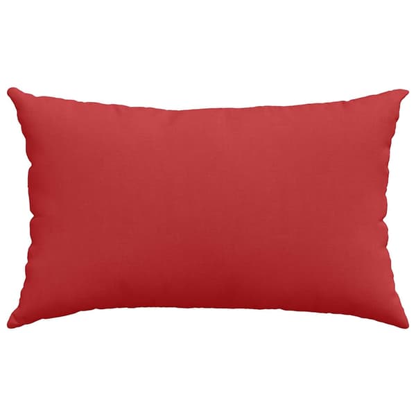 Sofakuddar 2 pcs Röd 50 x 30 cm tyg