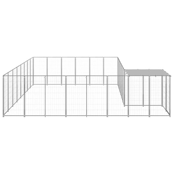 Hundgård silver 15,73 m² stål