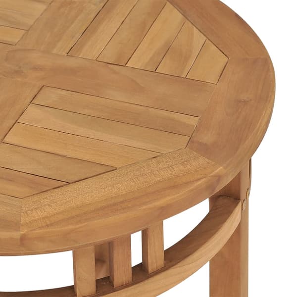 Cafébord Ø60x60 cm massiv teak