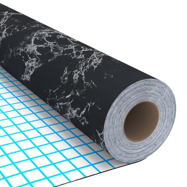 Dekorplast svart sten 500x90 cm PVC