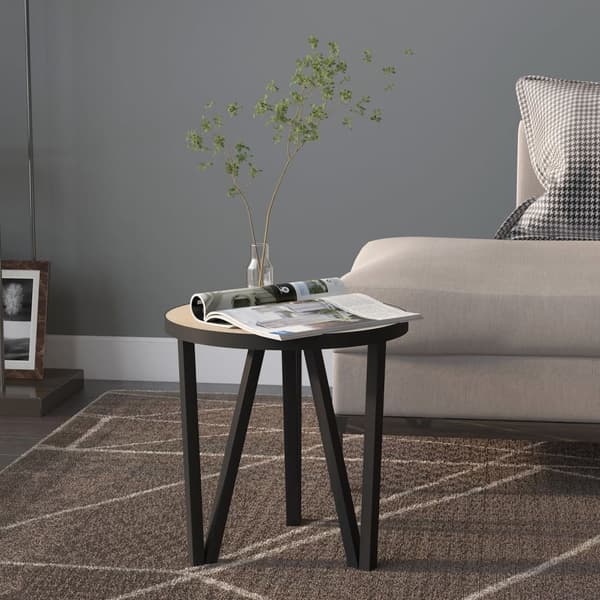 Tebord sonoma-ek Ø35 cm MDF