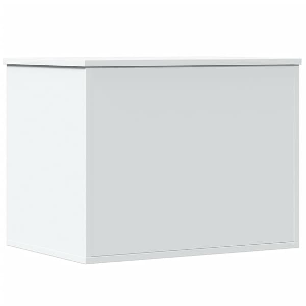 Förvaringslåda vit 60x42x46 cm konstruerat trä