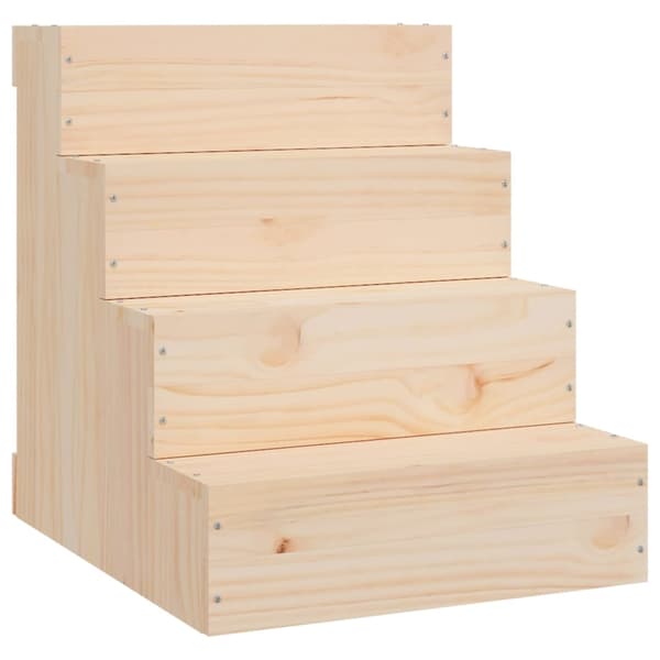 Husdjurstrappa 40x49x47 cm massiv furu