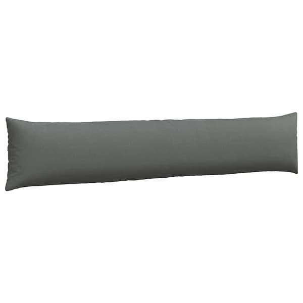 Sofakuddar 2 pcs Mörkgrå 200 x 40 cm tyg