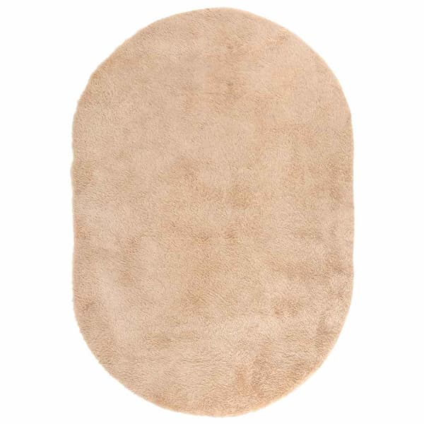 Ryamatta med lång lugg NAVARRA beige 300x200 cm polyester
